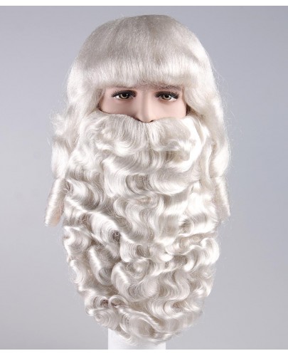 Mens Father Xmas Santa Claus Wig and Beard Set HX-005